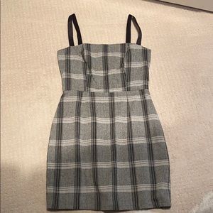 By the way plaid dress